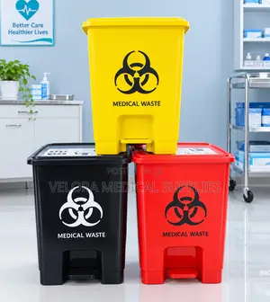 Medical Pedal Bin | Hands-Free Waste Bin for Hospitals and Clinics