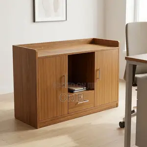 Executive Office Sideboard Cabinet – Modern Two-Compartment Storage