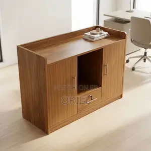 Executive Office Sideboard Cabinet – Modern Two-Compartment Storage
