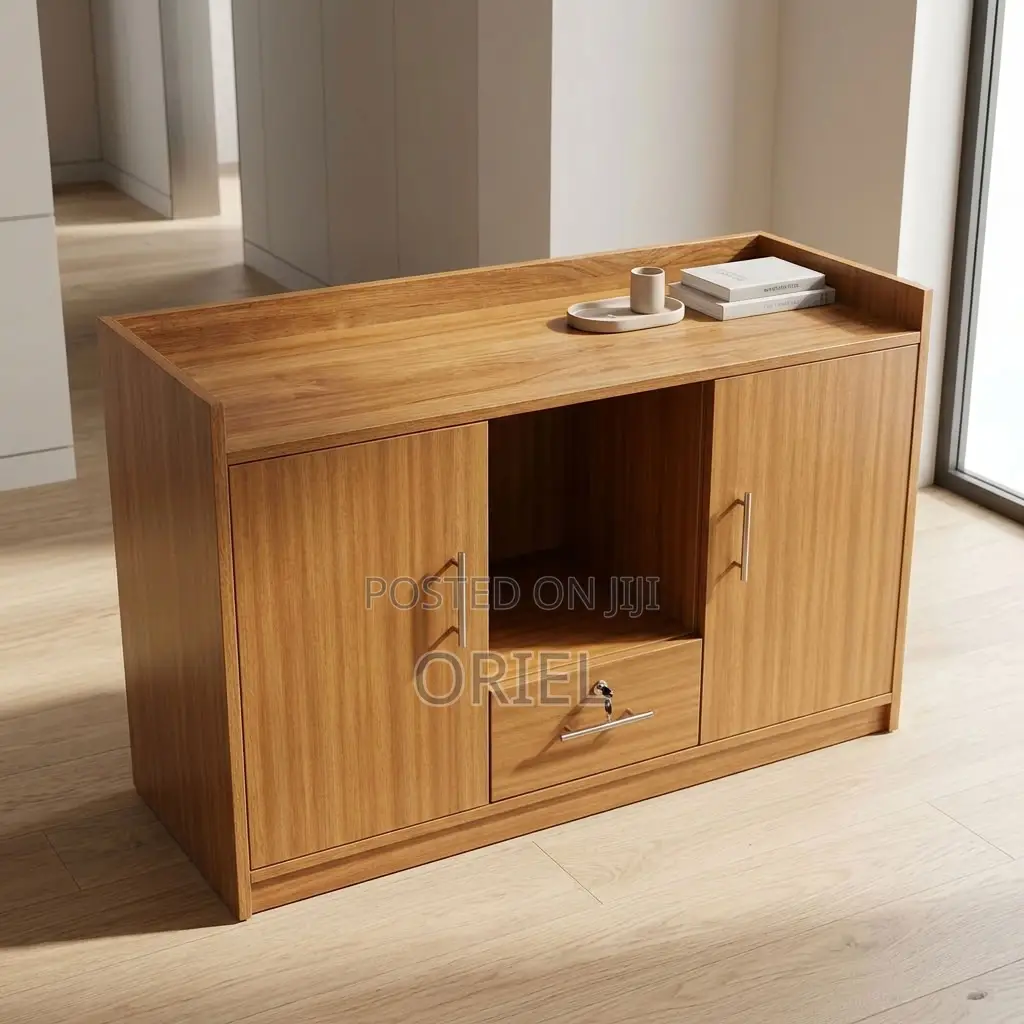 Executive Office Sideboard Cabinet – Modern Two-Compartment Storage