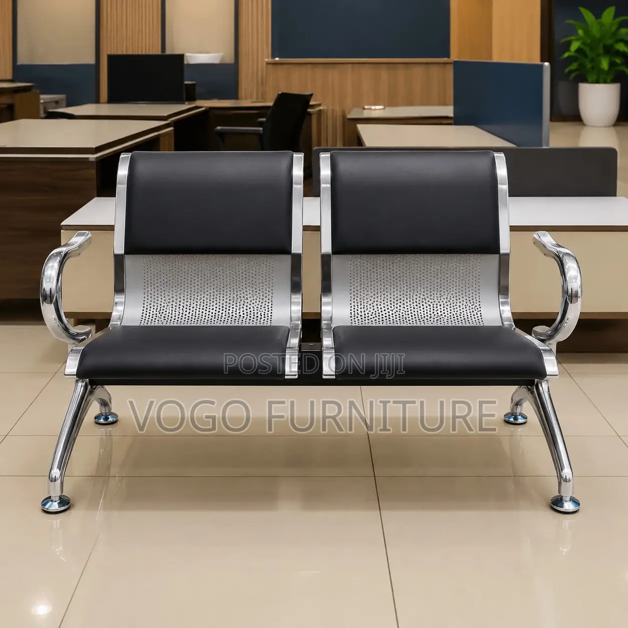 Reception Bench; 2-Link Reception Bench