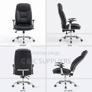 Adjustable Leather Computer Generic Chair.