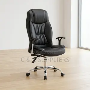 Adjustable Leather Computer Generic Chair.