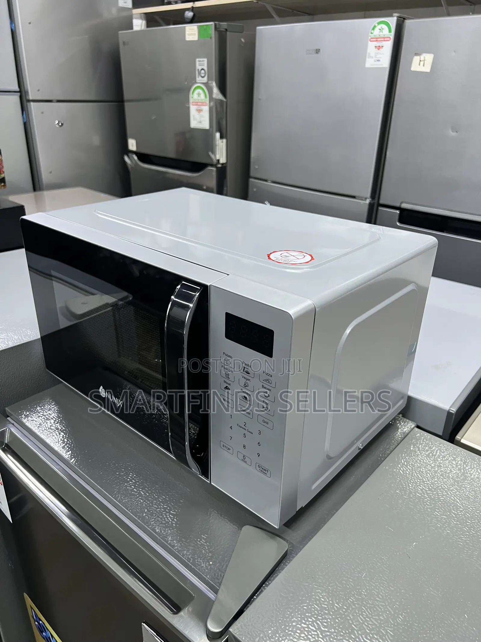 Nunix Digital Grill Microwave – Heat, Cook & Grill With Ease! 