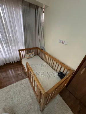 Wooden Kids Bed + Mattress