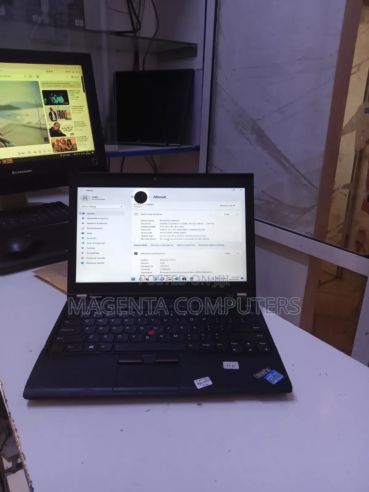 Laptop Lenovo ThinkPad X220 8GB Intel Core i5 HDD 500GB