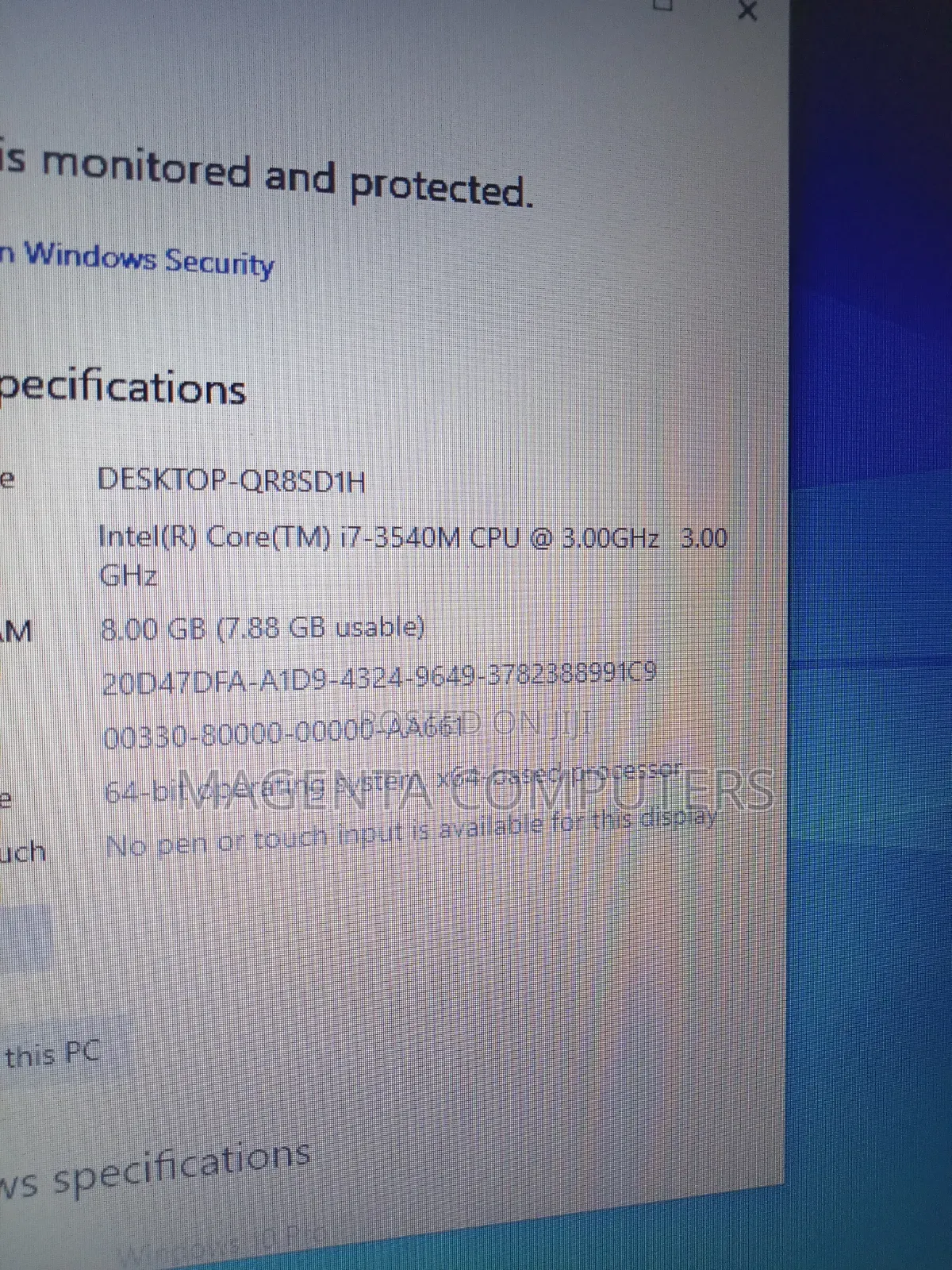 Laptop Dell Latitude E5530 8GB Intel Core i7 HDD 320GB