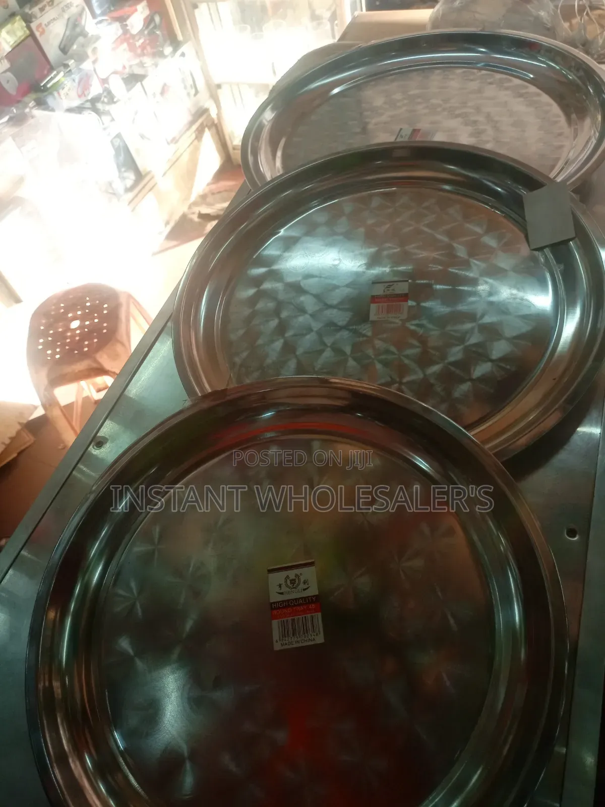 Sinia Platter Stainless Steel