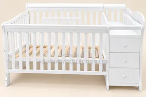 5 in 1 Convertible Baby Cot