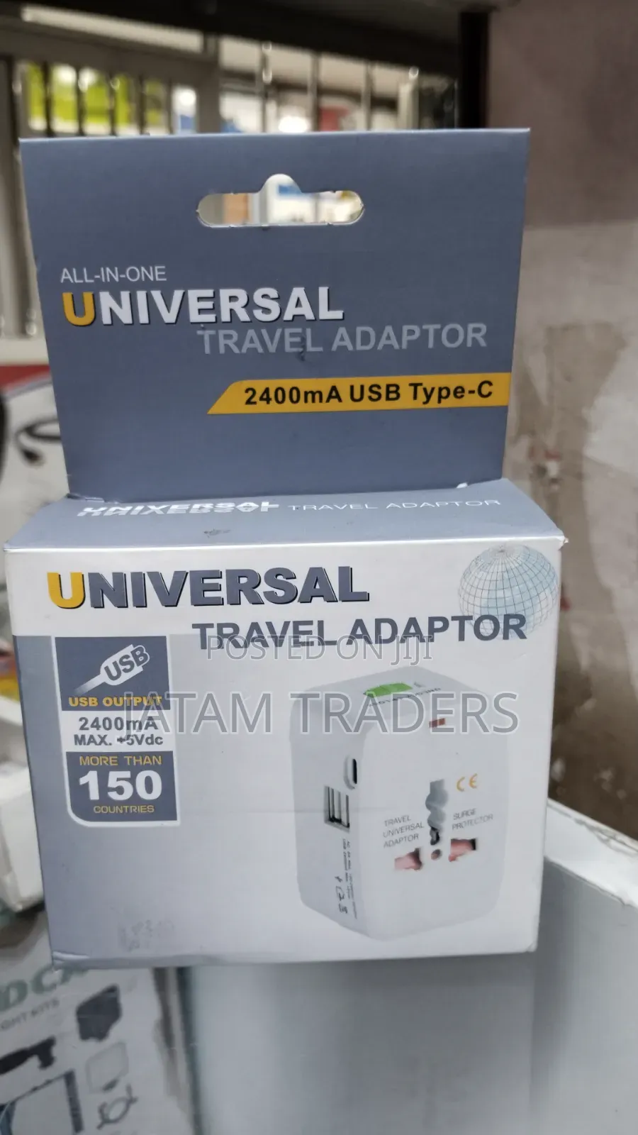 Universal Travel Adapter, USB Type C