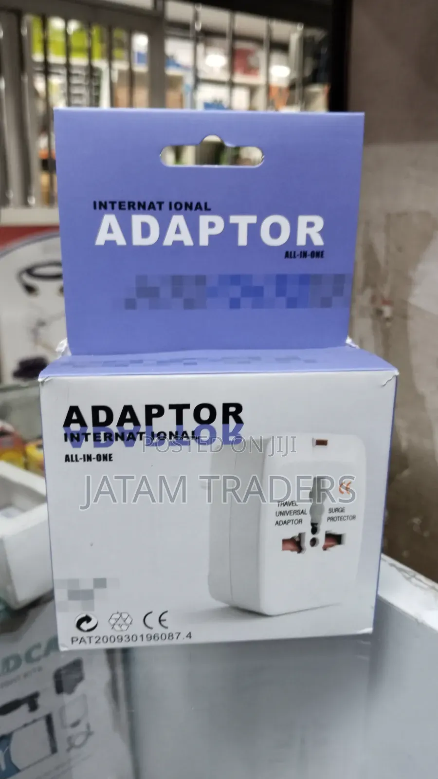 Universal Travel Adapter With Surge Stabilizer