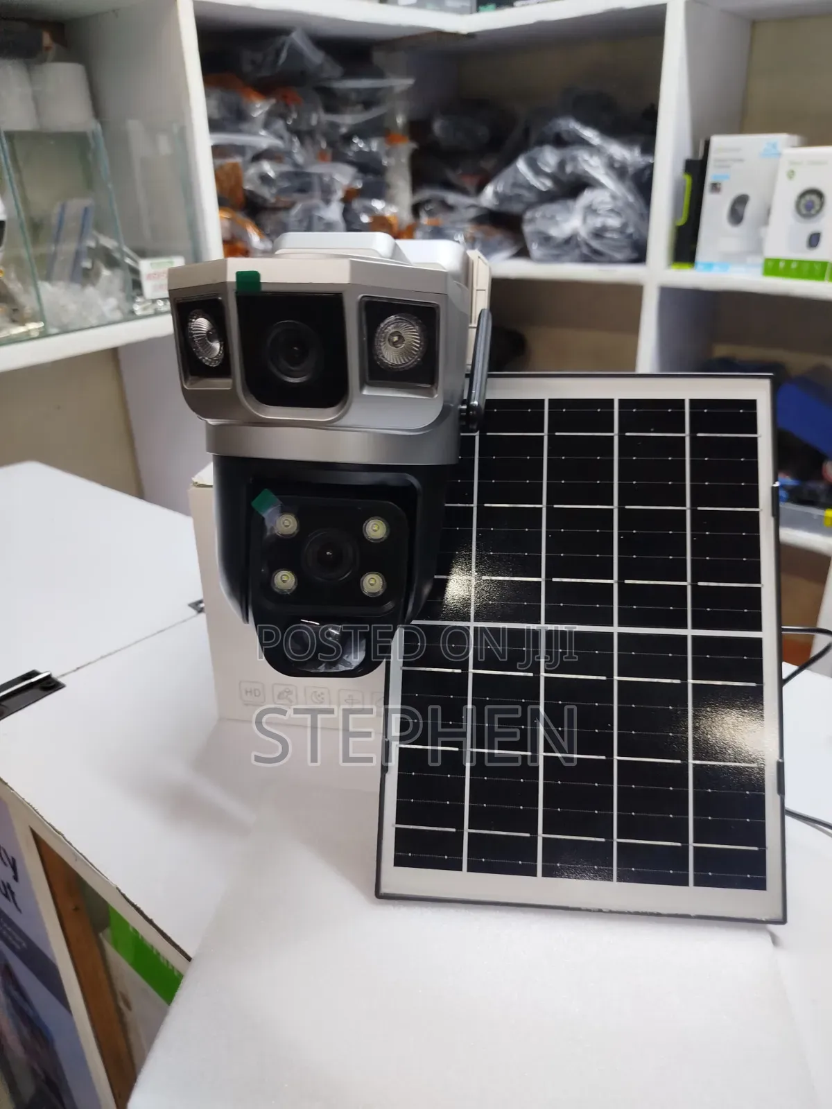 Dual Lens V380pro Solar Camera