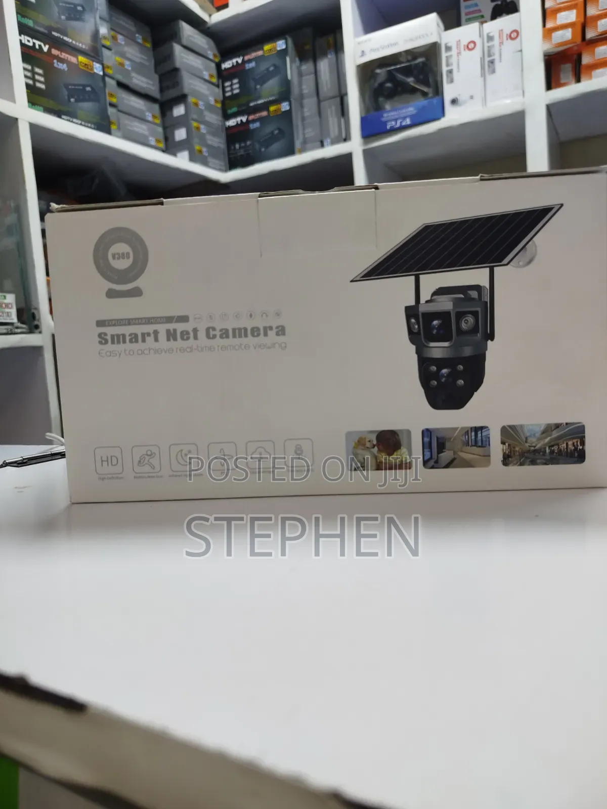Dual Lens V380pro Solar Camera