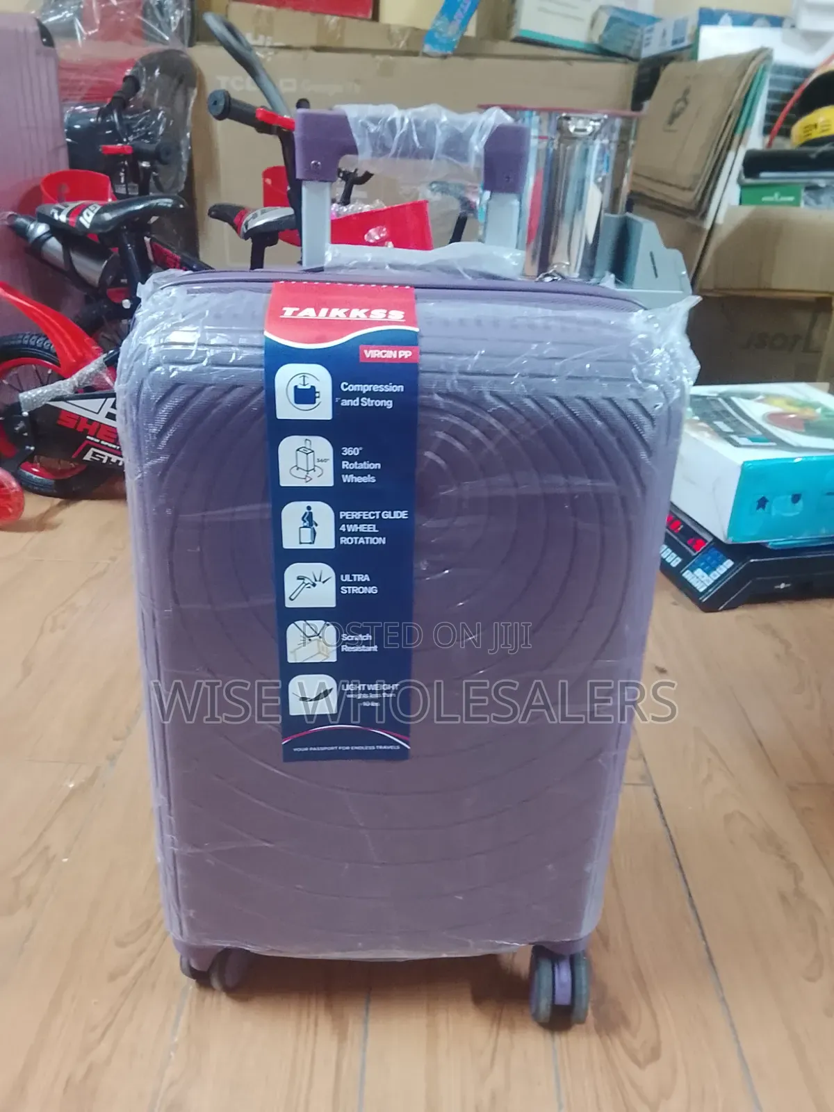Small Rubber Travel Suitcase