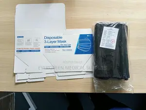 Non-Woven Black Face Mask