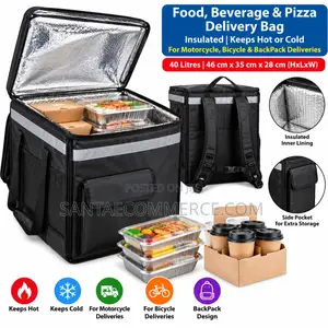 40L Insulated Food and Beverage Delivery Bag