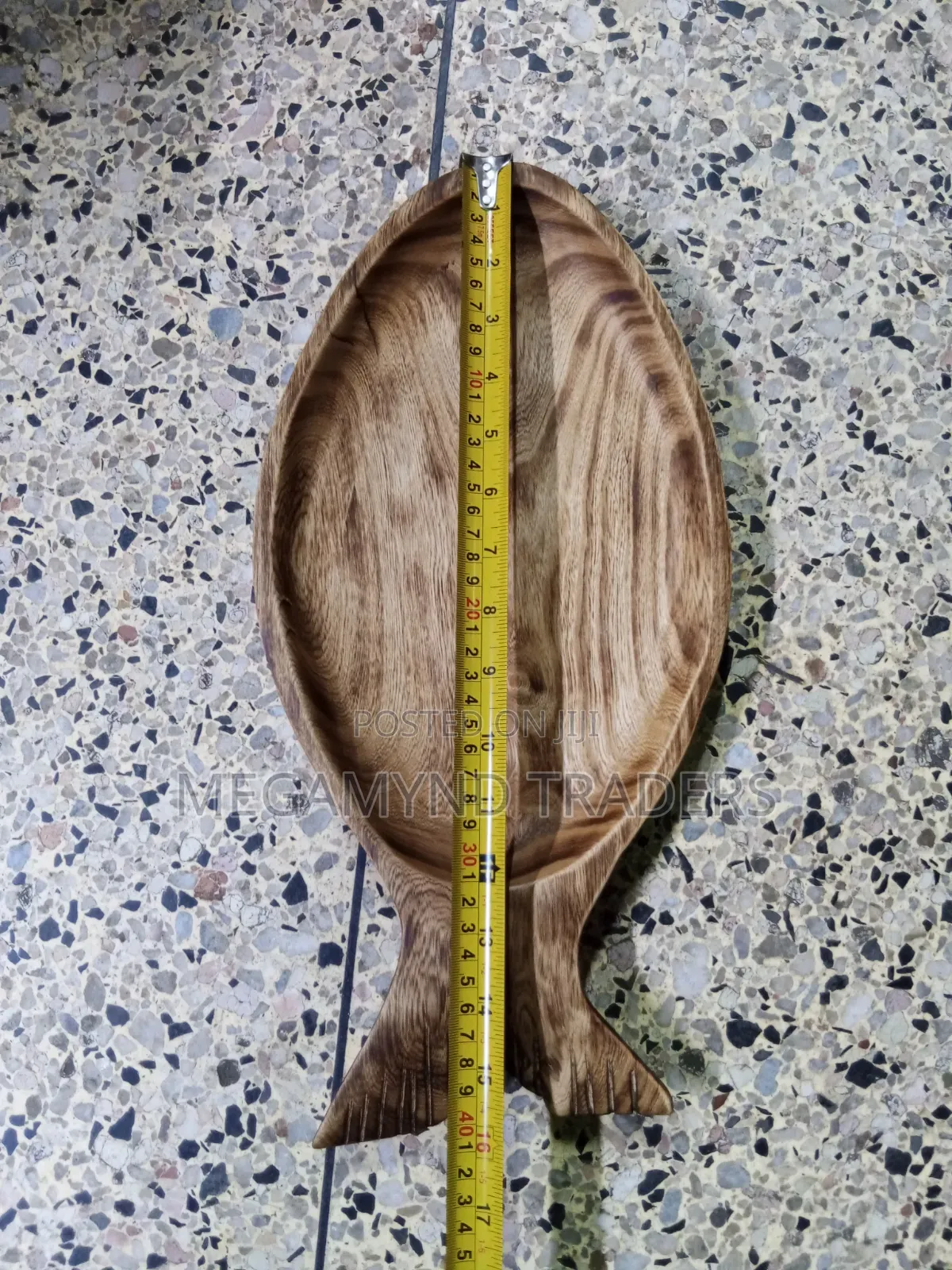 Wooden Fish Platter / Restaurant Fish Plate Wooden