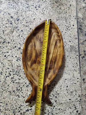 Wooden Fish Platter / Restaurant Fish Plate Wooden