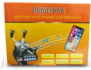 KAMEIONG Motorcycle Bluetooth Speaker Phone Holder 50W Music Horn
