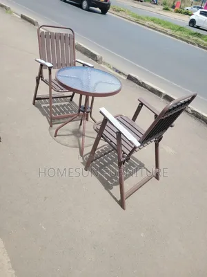 2 Seater Foldable Outdoor Chair and Table