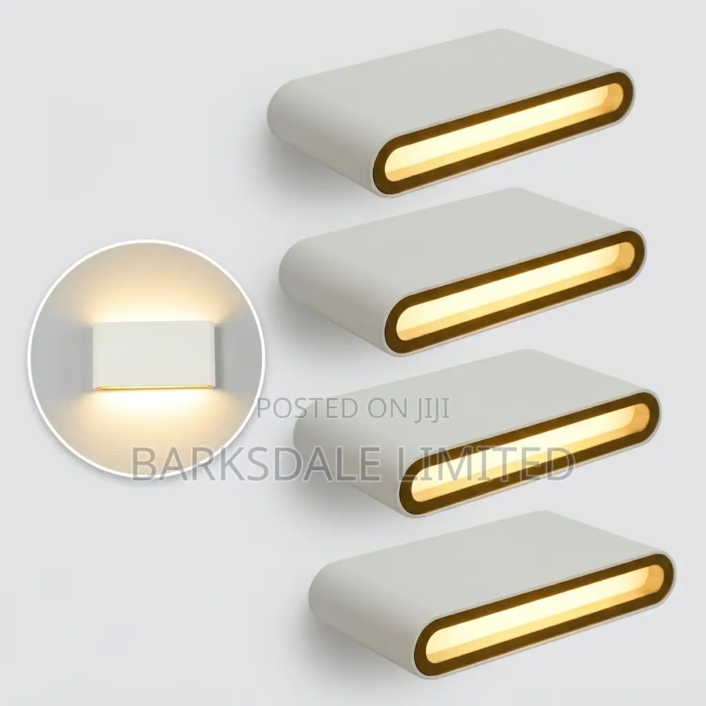 Modern 6W LED Outdoor Wall Lamp – Warm White Aluminium Light