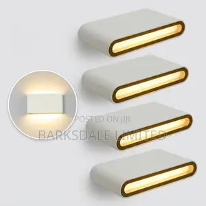 Modern 6W LED Outdoor Wall Lamp – Warm White Aluminium Light