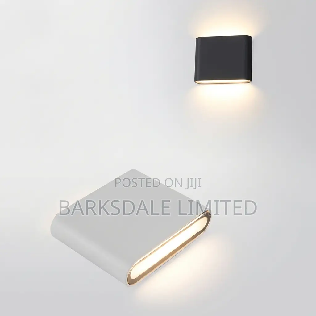 Modern 6W LED Outdoor Wall Lamp – Warm White Aluminium Light