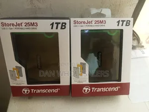 Transcend 1TB Portable Hard Drive StoreJet 25M3MilitaryDropProtection