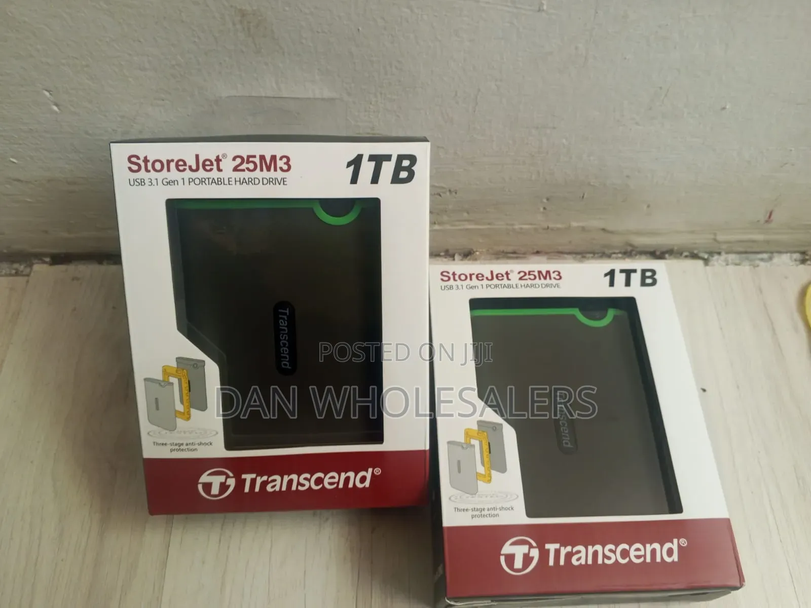 Transcend 1TB StoreJet 25M3 Portable Hard Disk Drive for Laptop PC