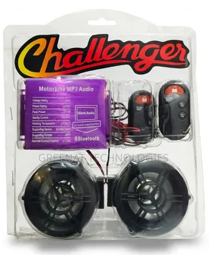 Challenger Motorbike MP3 Audio Bluetooth Speaker Alarm System 25+5W