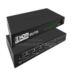 4K Universal 1x8 HDMI Splitter With 8 Out and 1 In