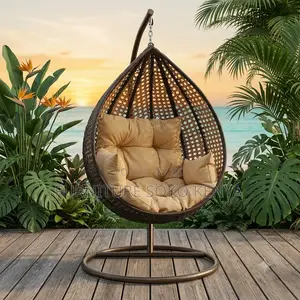 Round Hammock Swing Chair | Outdoor Balcony Seat