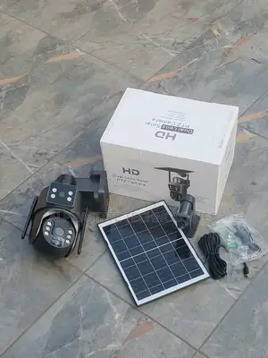 Solar Powered Outdoor CCTV Camera With Dual Lens WiFi