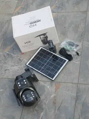 Dual Lens Outdoor PTZ Camera With WiFi and Solar Panel
