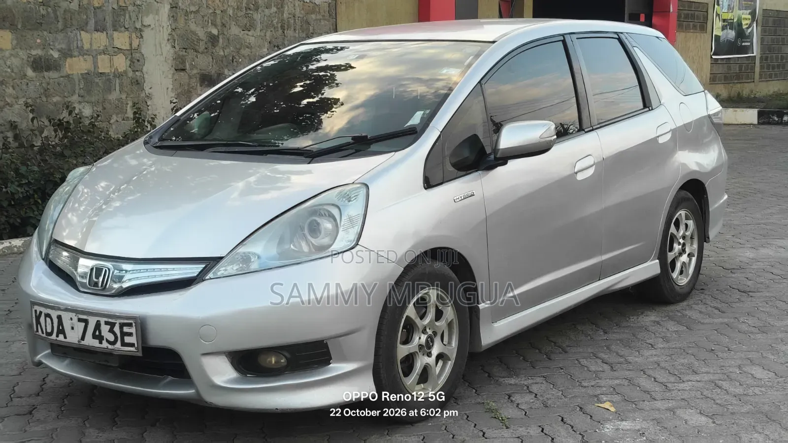 Honda Fit Shuttle 2013 Silver