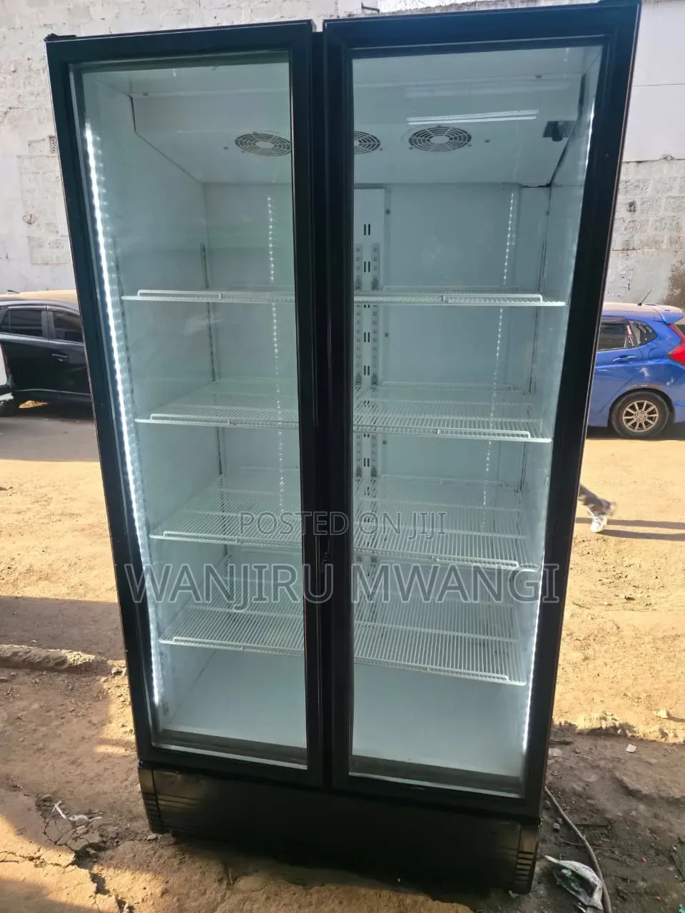 Twin Door Display Fridge