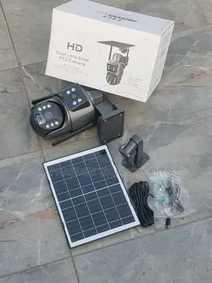 360 Degree Dual Lens Solar CCTV Camera for Home Security