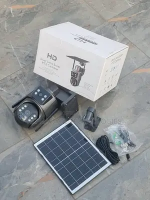360 Degree Dual Lens Solar CCTV Camera for Home Security