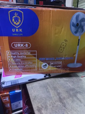 Brand New Stand Fan With Remote Control – K-8 Super Quiet Model