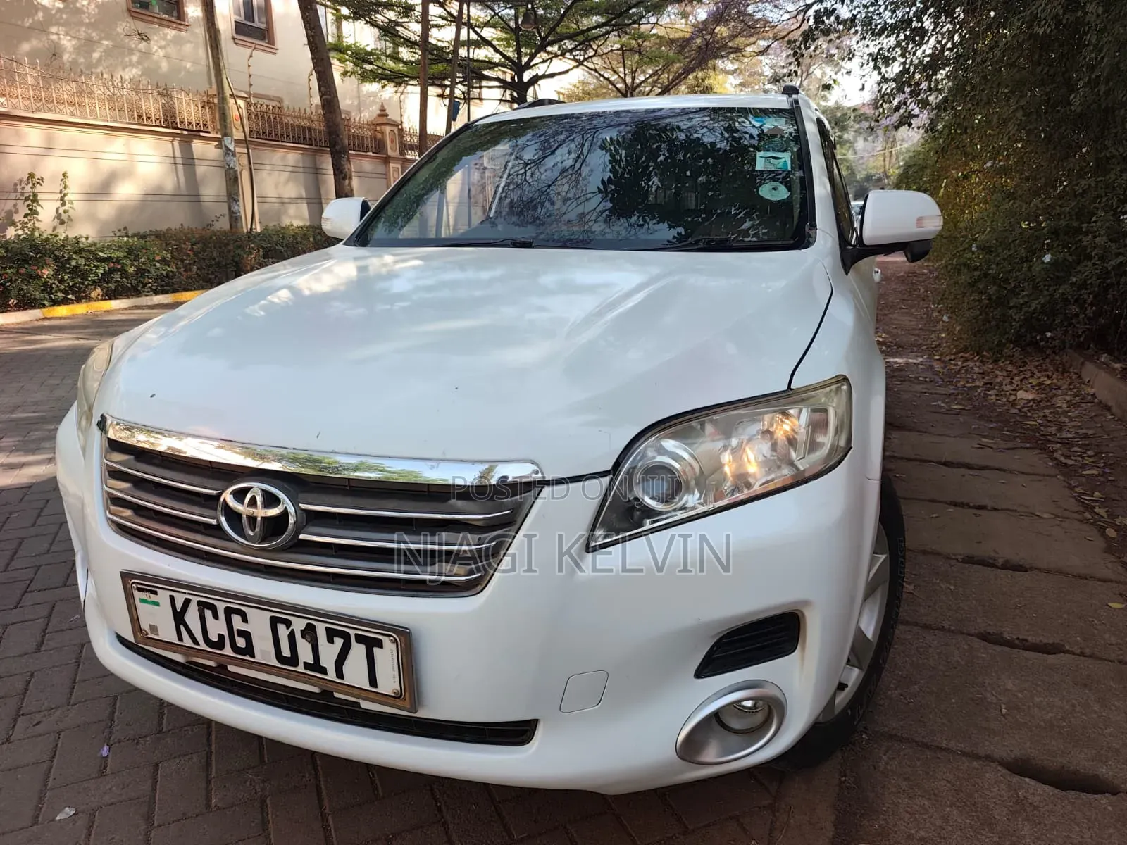 Toyota Vanguard 2010 Pearl
