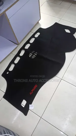 Alphard Black Dashboard Cover