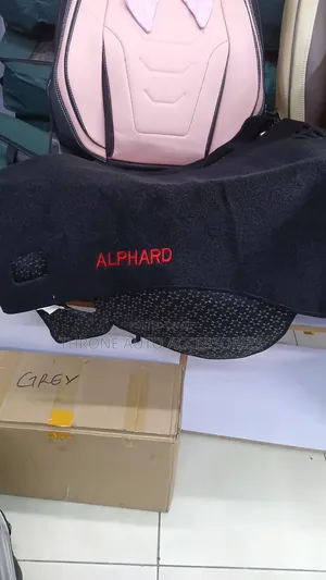 Alphard Black Dashboard Cover
