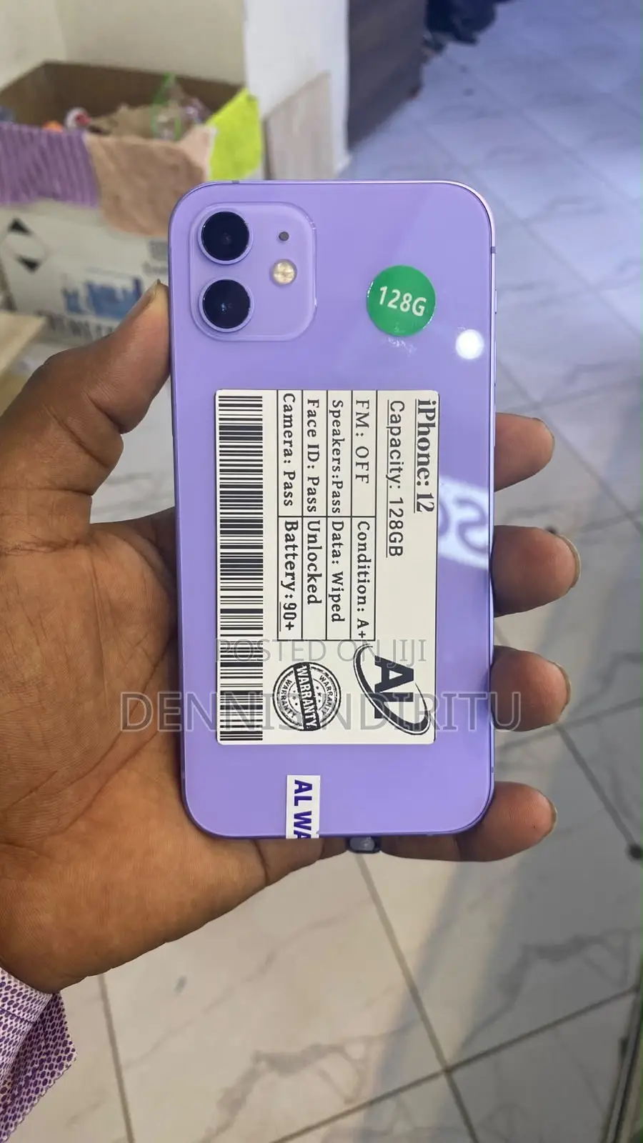 New Apple iPhone 12 128 GB Blue