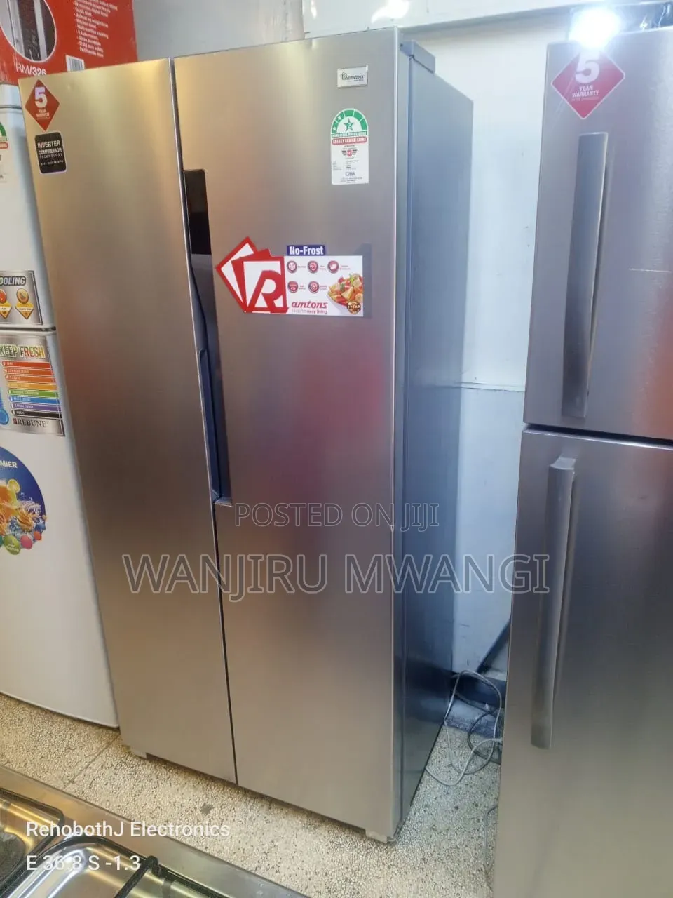 Ramtons Side by Side Refrigerator