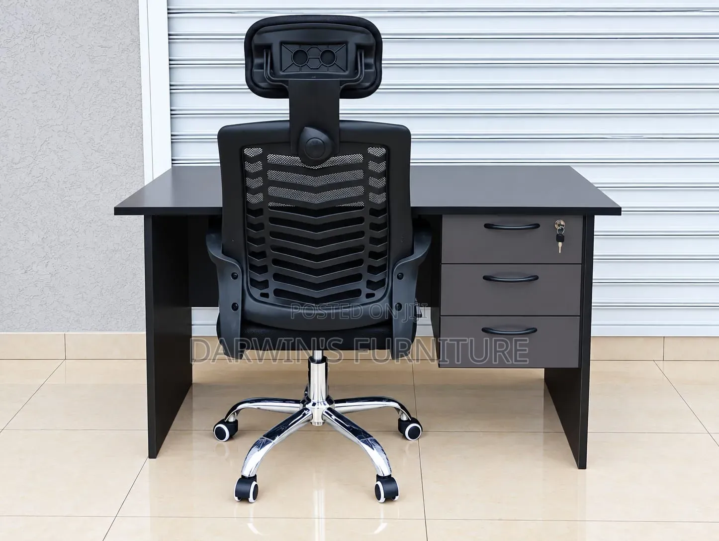 Office Table and a Ergonomic Office Chair