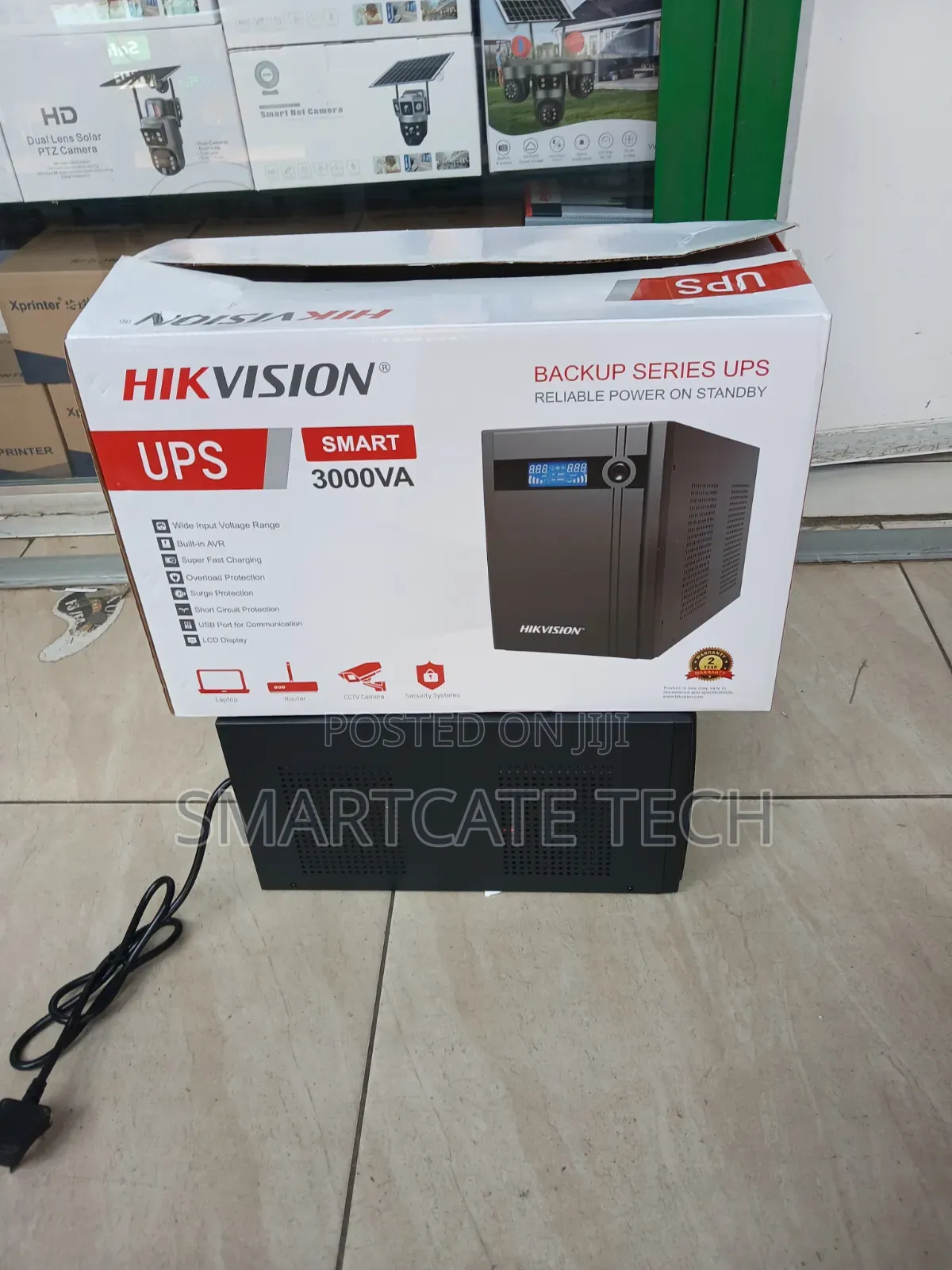 Brand New Hikvision 3000VA UPS 1800W Power Backup System