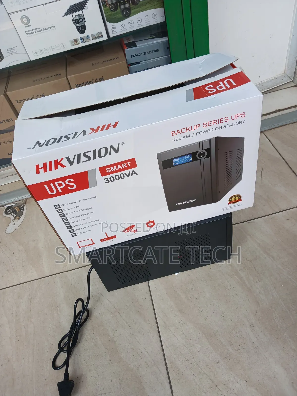 Hikvision DS-UPS3000 3000VA UPS for CCTV, Computers and Servers