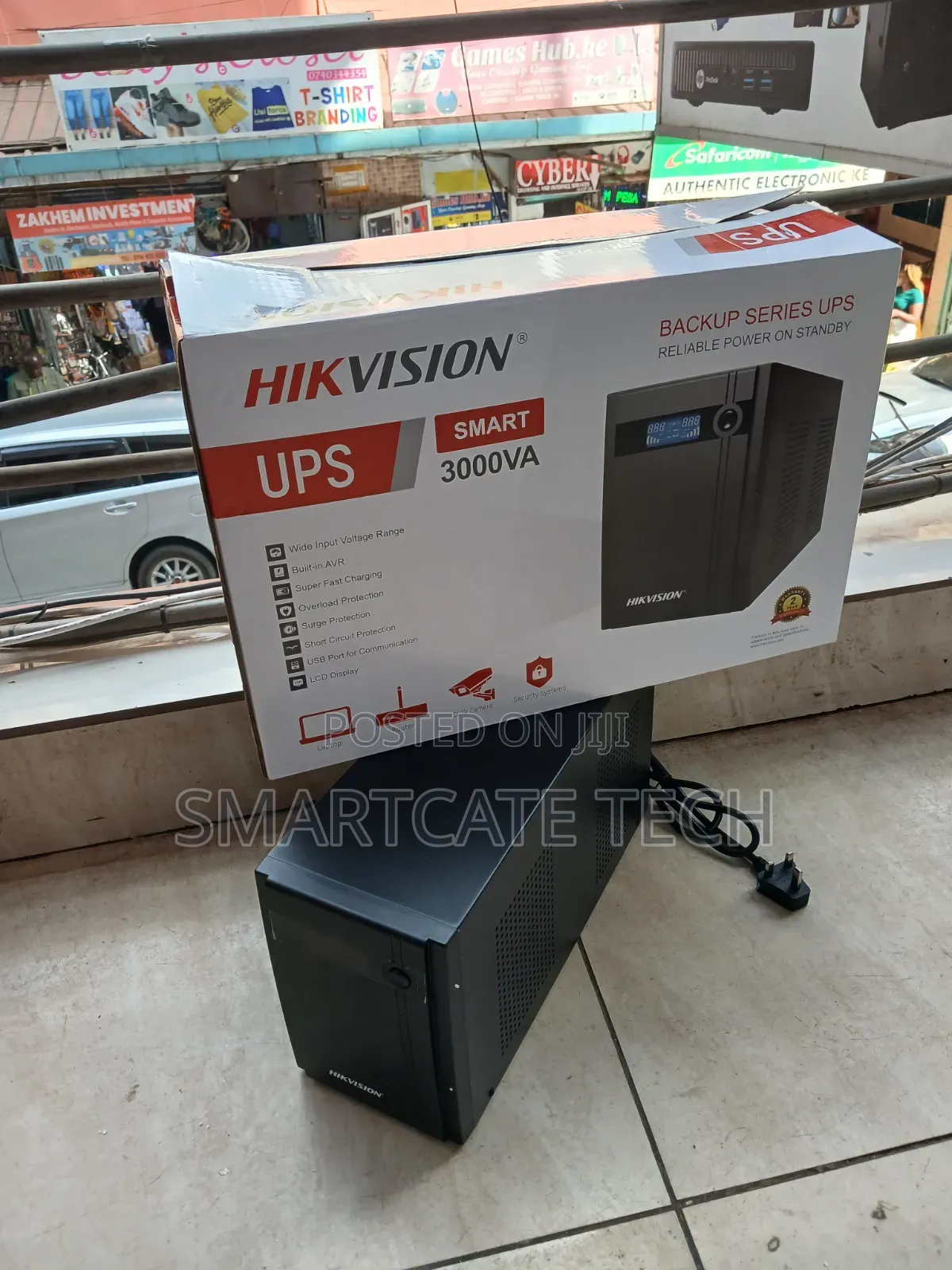 Original Hikvision 3000VA UPS With Automatic Voltage Regulation