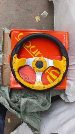 Rally Racing Aesthetic Yellow Momo Universal Fit