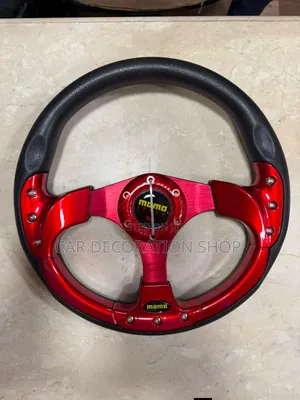 Red_black Generic Rally Drift Racing Wheels Steering Wheel